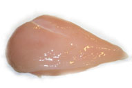 Free Range Chicken Breast fillet 110-140g boneless skinless 5kg - Click Image to Close
